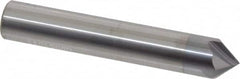 Accupro - 1/2" Diam 4 Flute Single End Solid Carbide Chamfer Mill - Exact Tool & Supply