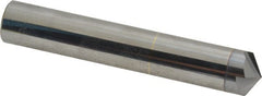 Accupro - 1/2" Diam 4 Flute Single End Solid Carbide Chamfer Mill - Exact Tool & Supply