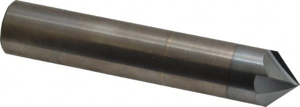 Accupro - 3/4" Diam 4 Flute Single End Solid Carbide Chamfer Mill - Exact Tool & Supply