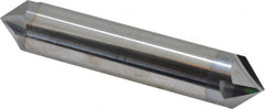 Accupro - 3/4" Diam 4 Flute Double End Solid Carbide Chamfer Mill - Exact Tool & Supply
