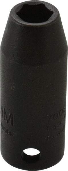 Proto - 3/8" Drive 8mm Deep Thin Wall Impact Socket - 6 Points, 2" OAL - Exact Tool & Supply