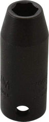 Proto - 3/8" Drive 8mm Deep Thin Wall Impact Socket - 6 Points, 2" OAL - Exact Tool & Supply
