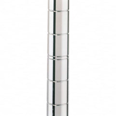 Metro - 1" Wide x 63" High x 1" Long Open Shelving Stationary Shelving Post - Exact Tool & Supply