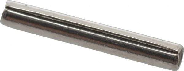 Value Collection - 1/16" Diam x 7/16" Long Slotted Spring Pin - Grade 18-8 Stainless Steel - Exact Tool & Supply