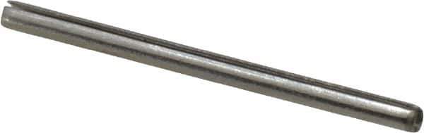 Value Collection - 1/16" Diam x 1" Long Slotted Spring Pin - Grade 18-8 Stainless Steel - Exact Tool & Supply