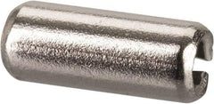 Value Collection - 3/32" Diam x 1/4" Long Slotted Spring Pin - Grade 18-8 Stainless Steel - Exact Tool & Supply