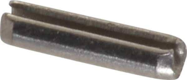 Value Collection - 3/32" Diam x 3/8" Long Slotted Spring Pin - Grade 18-8 Stainless Steel - Exact Tool & Supply
