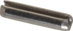 Value Collection - 3/32" Diam x 3/8" Long Slotted Spring Pin - Grade 18-8 Stainless Steel - Exact Tool & Supply