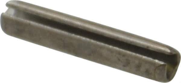 Value Collection - 3/32" Diam x 1/2" Long Slotted Spring Pin - Grade 18-8 Stainless Steel - Exact Tool & Supply