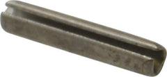 Value Collection - 3/32" Diam x 1/2" Long Slotted Spring Pin - Grade 18-8 Stainless Steel - Exact Tool & Supply