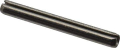 Value Collection - 3/32" Diam x 13/16" Long Slotted Spring Pin - Grade 18-8 Stainless Steel - Exact Tool & Supply
