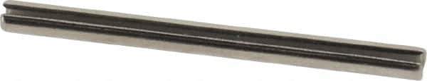 Value Collection - 3/32" Diam x 1-1/4" Long Slotted Spring Pin - Grade 18-8 Stainless Steel - Exact Tool & Supply
