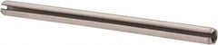 Value Collection - 3/32" Diam x 1-1/2" Long Slotted Spring Pin - Grade 18-8 Stainless Steel - Exact Tool & Supply