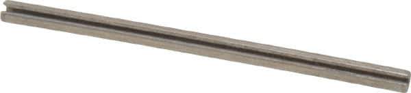 Value Collection - 3/32" Diam x 1-3/4" Long Slotted Spring Pin - Grade 18-8 Stainless Steel - Exact Tool & Supply