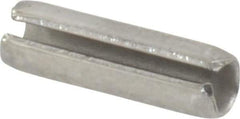 Value Collection - 1/8" Diam x 7/16" Long Slotted Spring Pin - Grade 18-8 Stainless Steel - Exact Tool & Supply