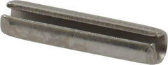 Value Collection - 1/8" Diam x 9/16" Long Slotted Spring Pin - Grade 18-8 Stainless Steel - Exact Tool & Supply