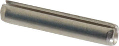 Value Collection - 1/8" Diam x 11/16" Long Slotted Spring Pin - Grade 18-8 Stainless Steel - Exact Tool & Supply