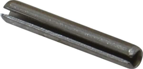 Value Collection - 1/8" Diam x 13/16" Long Slotted Spring Pin - Grade 18-8 Stainless Steel - Exact Tool & Supply