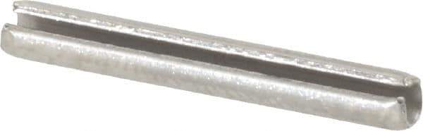 Value Collection - 1/8" Diam x 15/16" Long Slotted Spring Pin - Grade 18-8 Stainless Steel - Exact Tool & Supply