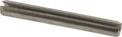 Value Collection - 1/8" Diam x 1" Long Slotted Spring Pin - Grade 18-8 Stainless Steel - Exact Tool & Supply