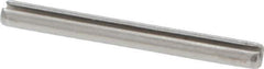 Value Collection - 1/8" Diam x 1-1/4" Long Slotted Spring Pin - Grade 18-8 Stainless Steel - Exact Tool & Supply