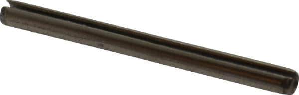 Value Collection - 1/8" Diam x 1-1/2" Long Slotted Spring Pin - Grade 18-8 Stainless Steel - Exact Tool & Supply