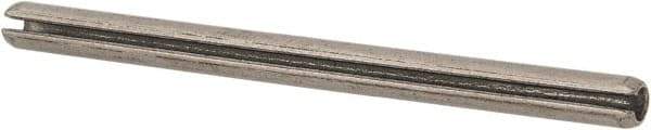 Value Collection - 1/8" Diam x 1-7/8" Long Slotted Spring Pin - Grade 18-8 Stainless Steel - Exact Tool & Supply