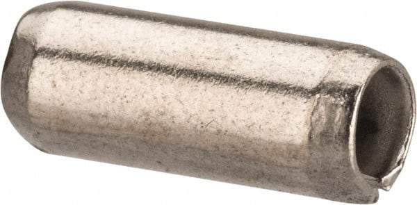 Value Collection - 3/16" Diam x 1/2" Long Slotted Spring Pin - Grade 18-8 Stainless Steel - Exact Tool & Supply