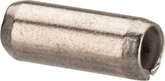 Value Collection - 3/16" Diam x 1/2" Long Slotted Spring Pin - Grade 18-8 Stainless Steel - Exact Tool & Supply