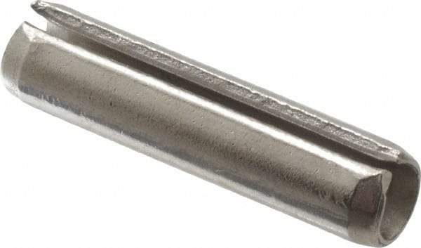 Value Collection - 3/16" Diam x 13/16" Long Slotted Spring Pin - Grade 18-8 Stainless Steel - Exact Tool & Supply