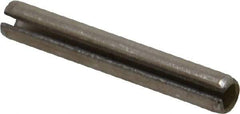 Value Collection - 3/16" Diam x 1-1/4" Long Slotted Spring Pin - Grade 18-8 Stainless Steel - Exact Tool & Supply