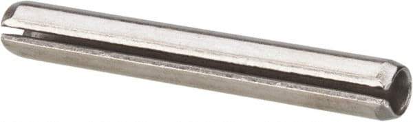 Value Collection - 3/16" Diam x 1-1/2" Long Slotted Spring Pin - Grade 18-8 Stainless Steel - Exact Tool & Supply