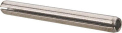 Value Collection - 3/16" Diam x 1-3/4" Long Slotted Spring Pin - Grade 18-8 Stainless Steel - Exact Tool & Supply