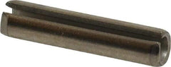 Value Collection - 7/32" Diam x 1" Long Slotted Spring Pin - Grade 18-8 Stainless Steel - Exact Tool & Supply