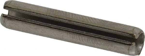 Value Collection - 7/32" Diam x 1-1/8" Long Slotted Spring Pin - Grade 18-8 Stainless Steel - Exact Tool & Supply