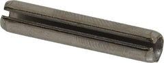 Value Collection - 7/32" Diam x 1-1/8" Long Slotted Spring Pin - Grade 18-8 Stainless Steel - Exact Tool & Supply