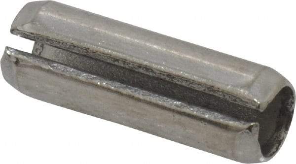 Value Collection - 1/4" Diam x 3/4" Long Slotted Spring Pin - Grade 18-8 Stainless Steel - Exact Tool & Supply
