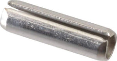Value Collection - 1/4" Diam x 7/8" Long Slotted Spring Pin - Grade 18-8 Stainless Steel - Exact Tool & Supply