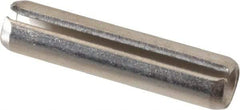 Value Collection - 1/4" Diam x 1-1/8" Long Slotted Spring Pin - Grade 18-8 Stainless Steel - Exact Tool & Supply
