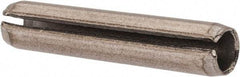 Value Collection - 1/4" Diam x 1-1/4" Long Slotted Spring Pin - Grade 18-8 Stainless Steel - Exact Tool & Supply