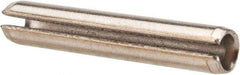Value Collection - 1/4" Diam x 1-1/2" Long Slotted Spring Pin - Grade 18-8 Stainless Steel - Exact Tool & Supply
