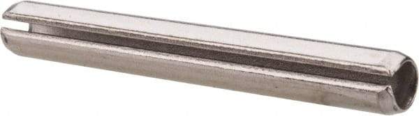Value Collection - 1/4" Diam x 2" Long Slotted Spring Pin - Grade 18-8 Stainless Steel - Exact Tool & Supply