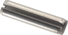 Value Collection - 5/16" Diam x 1-1/4" Long Slotted Spring Pin - Grade 18-8 Stainless Steel - Exact Tool & Supply