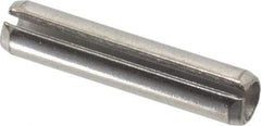 Value Collection - 5/16" Diam x 1-1/2" Long Slotted Spring Pin - Grade 18-8 Stainless Steel - Exact Tool & Supply