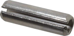 Value Collection - 3/8" Diam x 1-1/4" Long Slotted Spring Pin - Grade 18-8 Stainless Steel - Exact Tool & Supply
