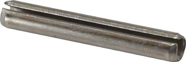 Value Collection - 3/8" Diam x 2-1/2" Long Slotted Spring Pin - Grade 18-8 Stainless Steel - Exact Tool & Supply