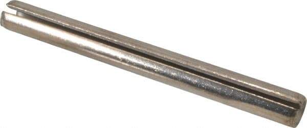 Value Collection - 1/2" Diam x 5" Long Slotted Spring Pin - Grade 18-8 Stainless Steel - Exact Tool & Supply