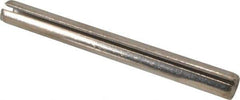 Value Collection - 1/2" Diam x 5" Long Slotted Spring Pin - Grade 18-8 Stainless Steel - Exact Tool & Supply