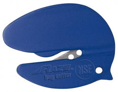 PHC - Fixed Film Cutter - 1/2" Blade, Blue Plastic Handle, 1 Blade Included - Exact Tool & Supply