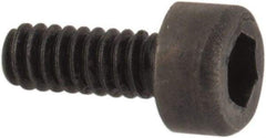 Value Collection - M1.6x0.35 Metric Coarse Hex Socket Drive, Socket Cap Screw - Grade 12.9 Alloy Steel, Black Oxide Finish, Fully Threaded, 4mm Length Under Head - Exact Tool & Supply